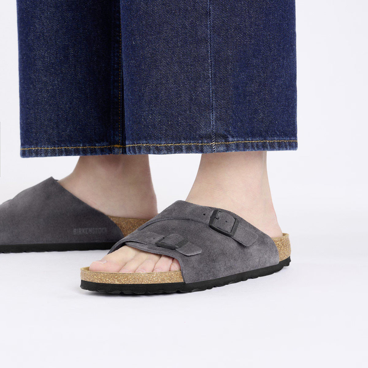 Birkenstock Élégante Zürich Suède - Velvet grey