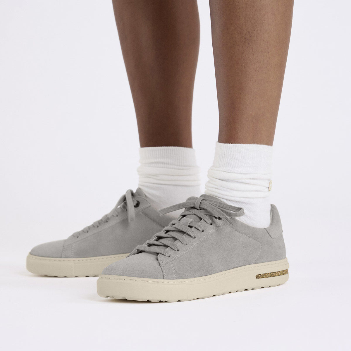 Birkenstock Élégante Bend Low Suède - Stone Coin