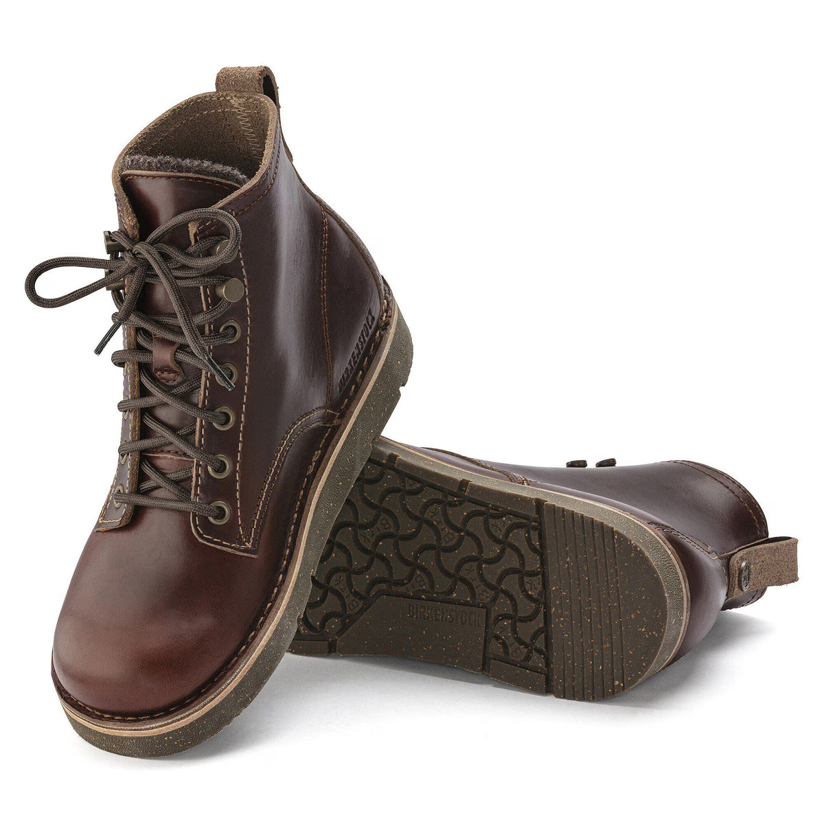 Birkenstock Raffinée Birmingham Lace Femmes Cuir huilé - Roast
