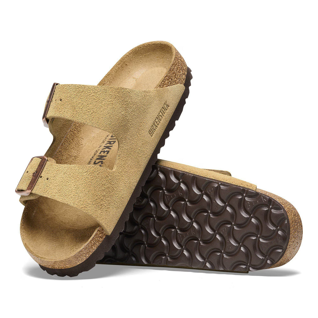 Birkenstock Élégante Arizona Suède - Latte Cream