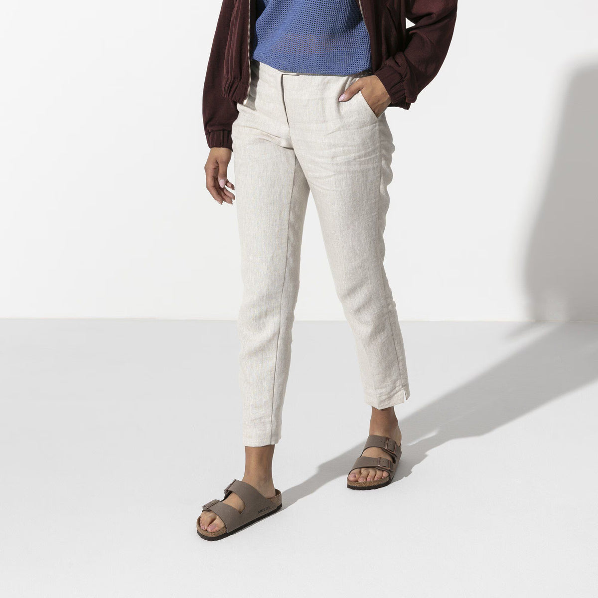 Birkenstock Iconique Arizona Birko-Flor Nubuck - Mocha