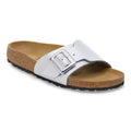 Birkenstock Iconique Catalina Cushion Buckle Birko-Flor - Silver Metallic