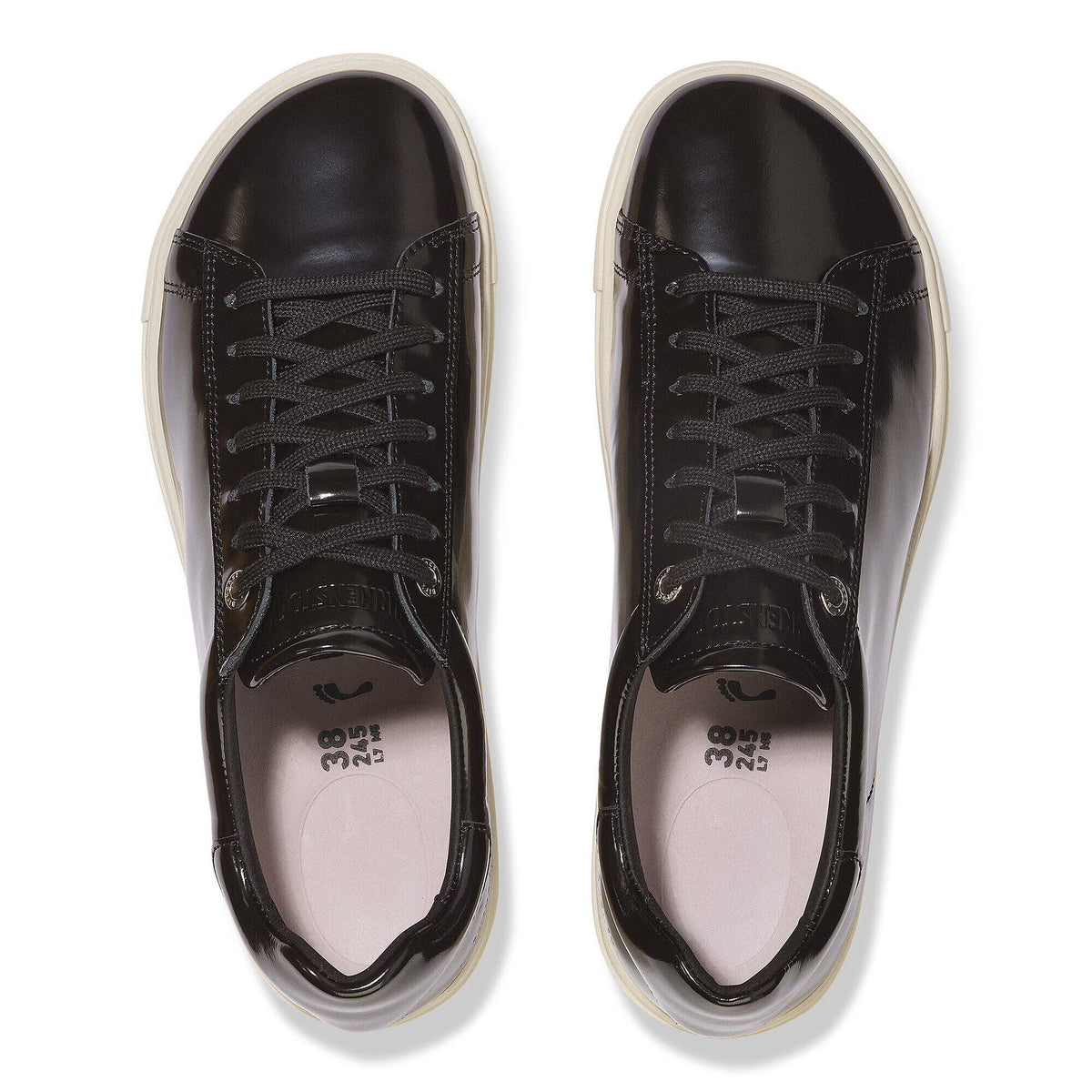 Birkenstock Raffinée Bend Low Cuir naturel verni - Black