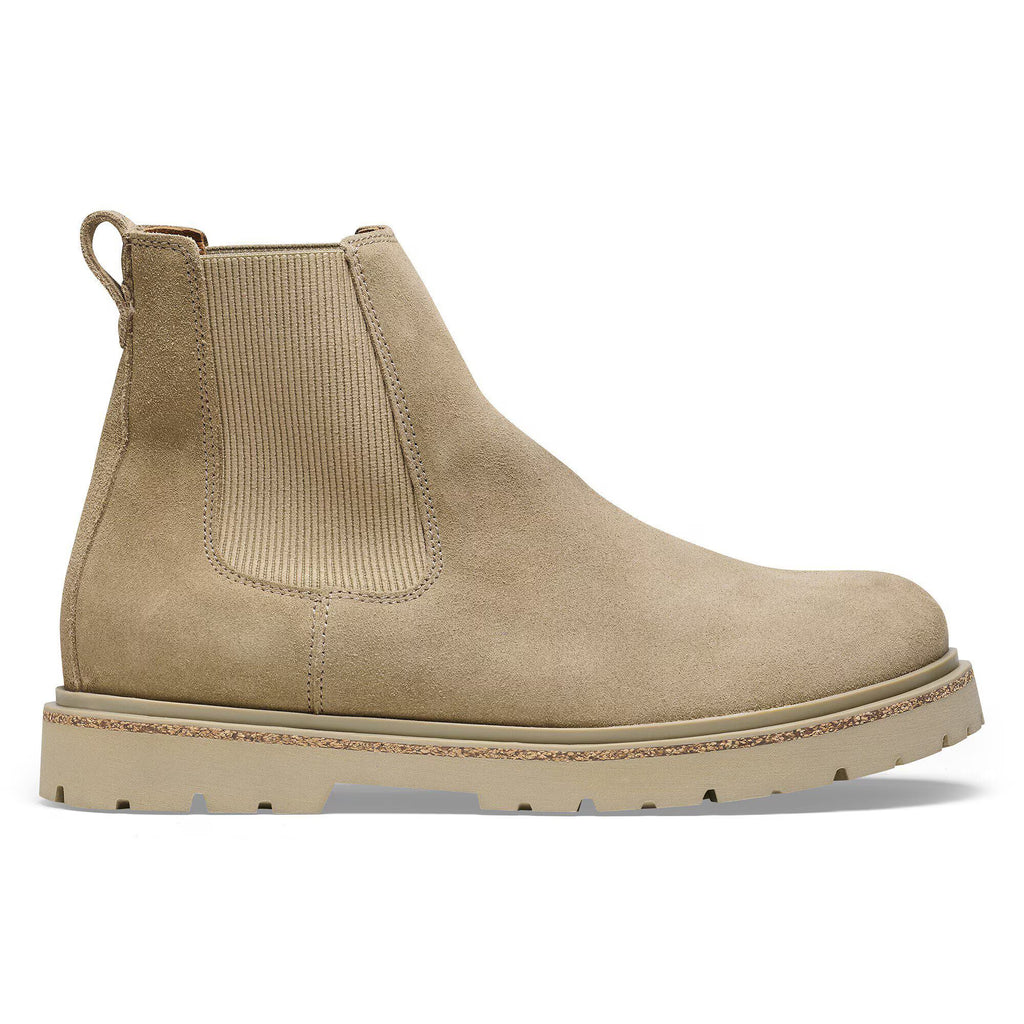 Birkenstock Élégante Highwood Slip On Men Suède - Taupe