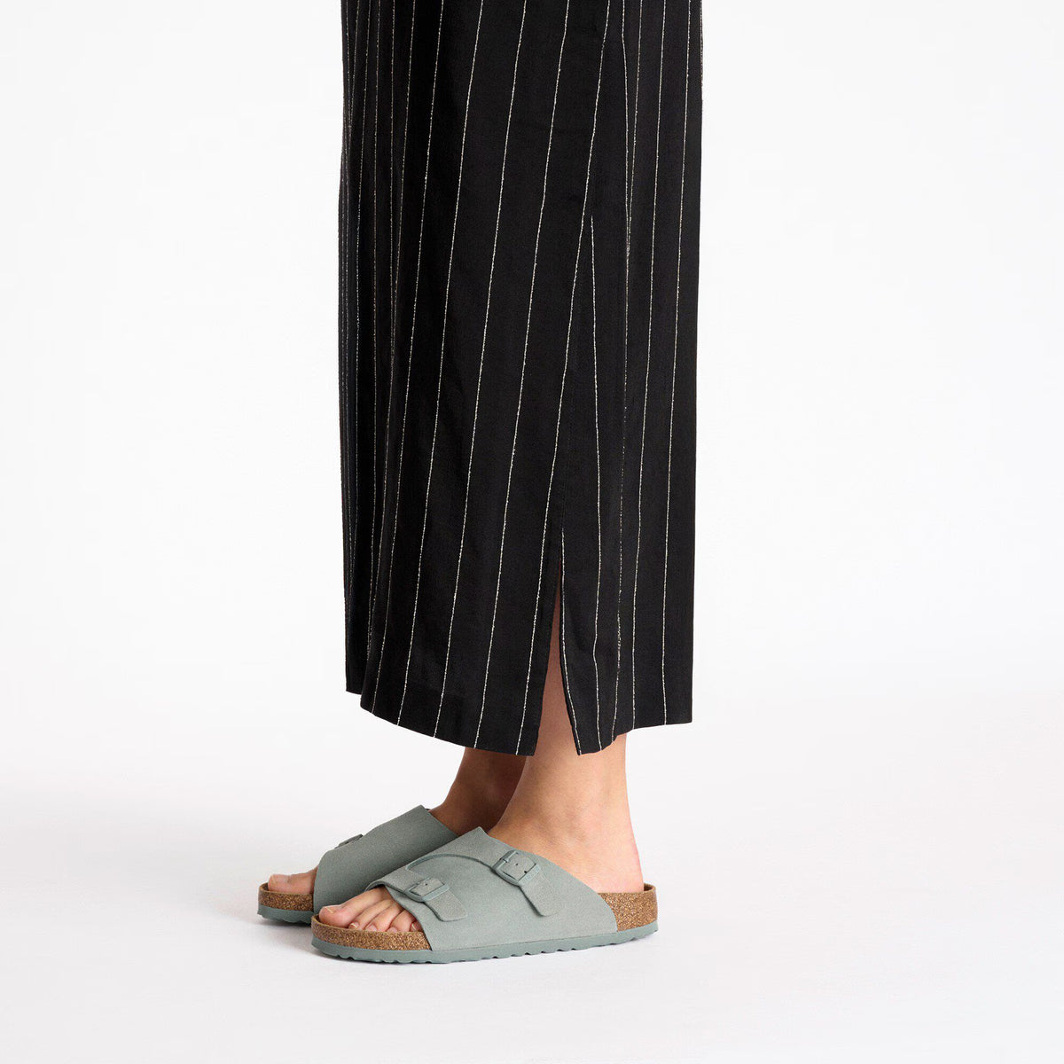Birkenstock Élégante Zürich Suède - Pure Sage
