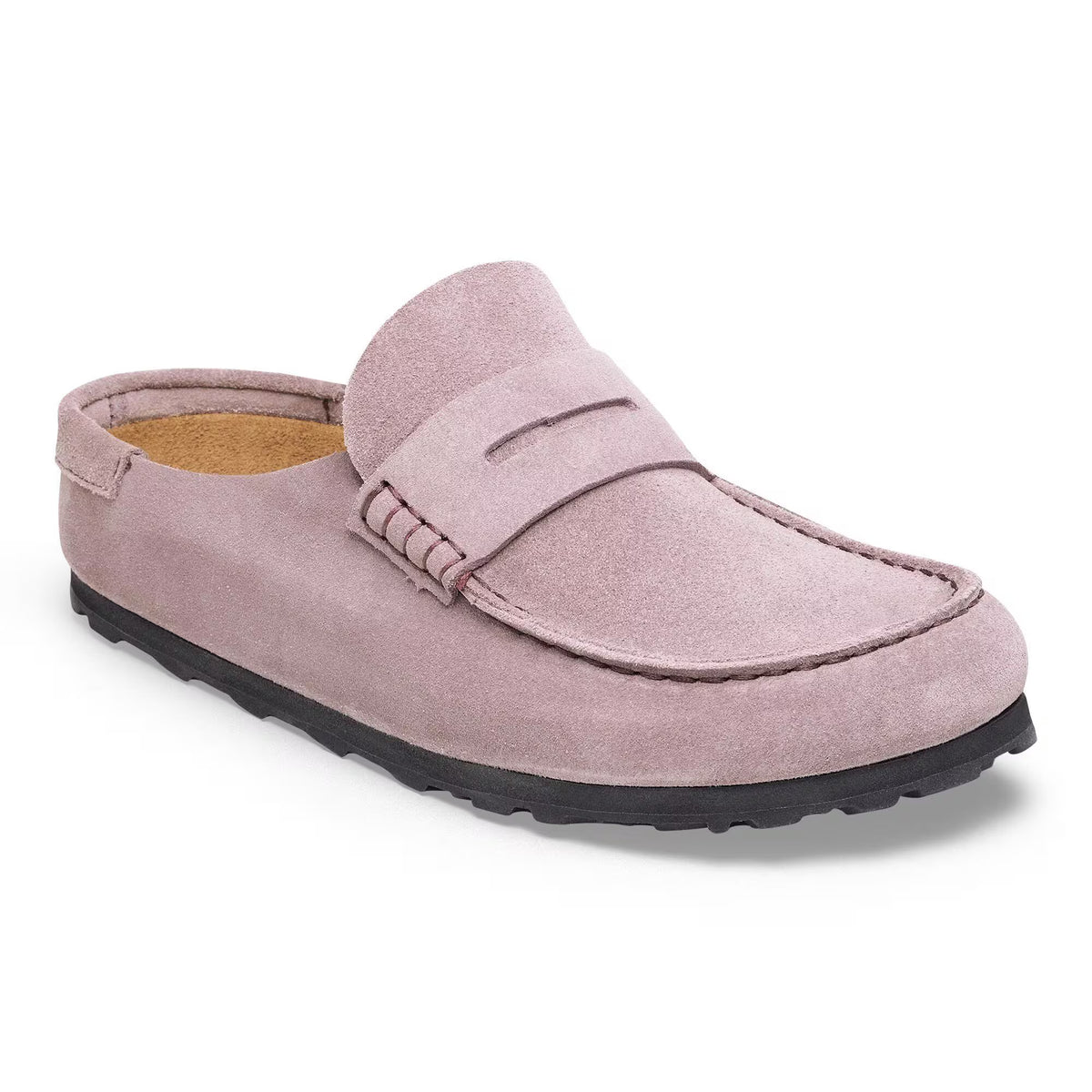 Birkenstock Élégante Naples Wrapped Suède - Faded Purple