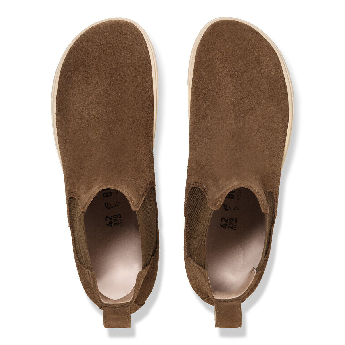 Birkenstock Élégante Bend Chelsea Suède - Thé noir