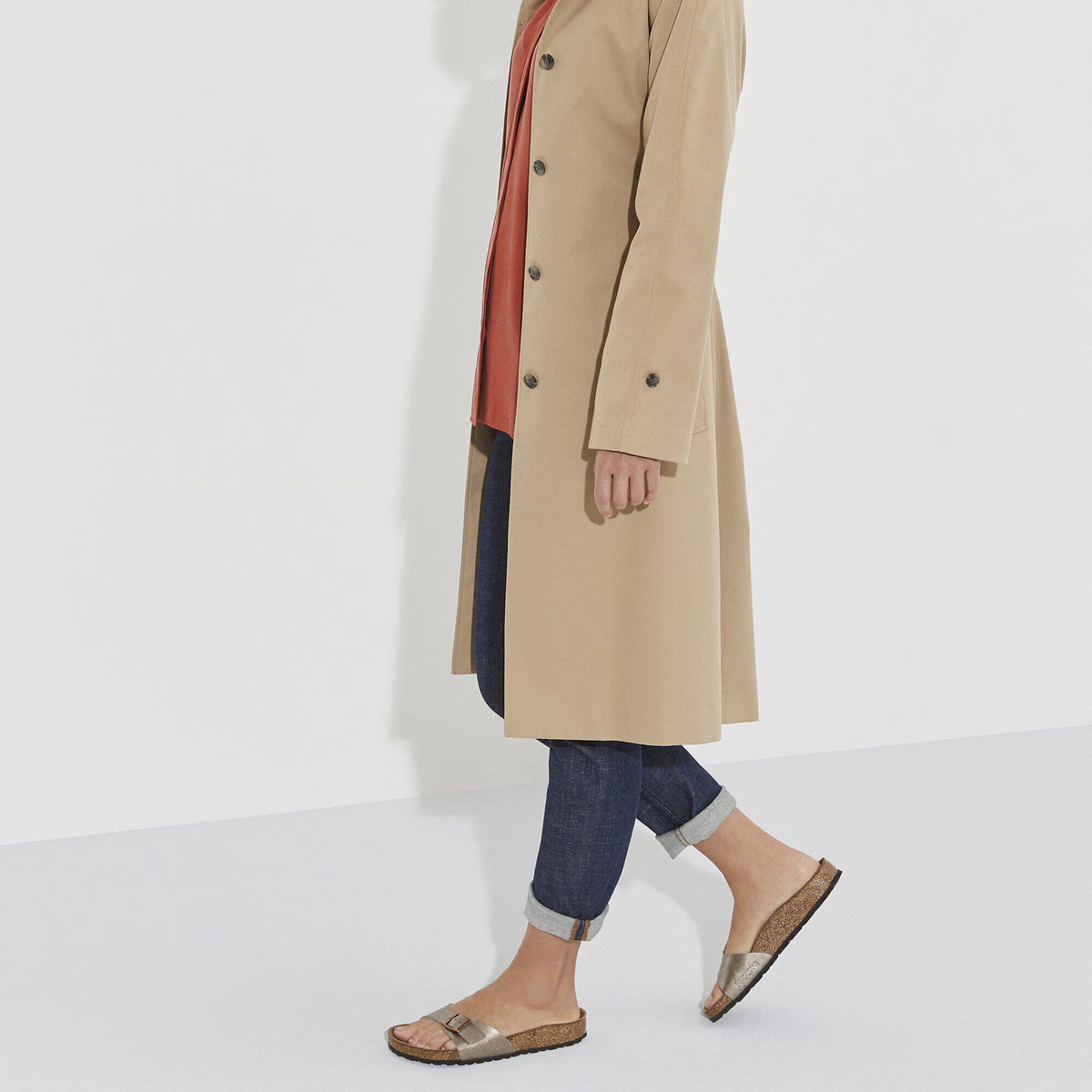 Birkenstock Iconique Madrid Birko-Flor - Graceful Taupe