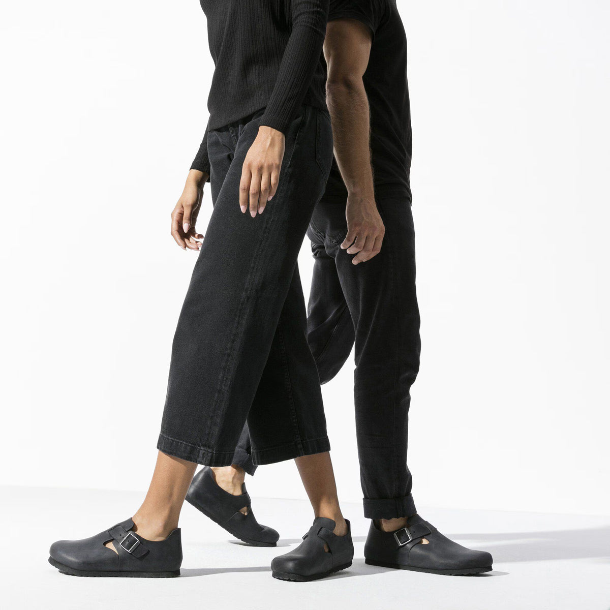 Birkenstock Raffinée London Cuir huilé - Black