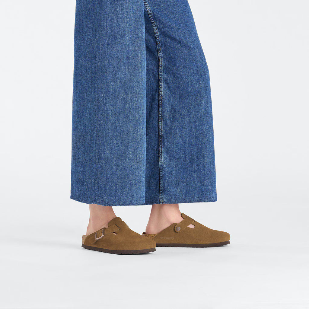 Birkenstock Élégante Boston Suède - Mink
