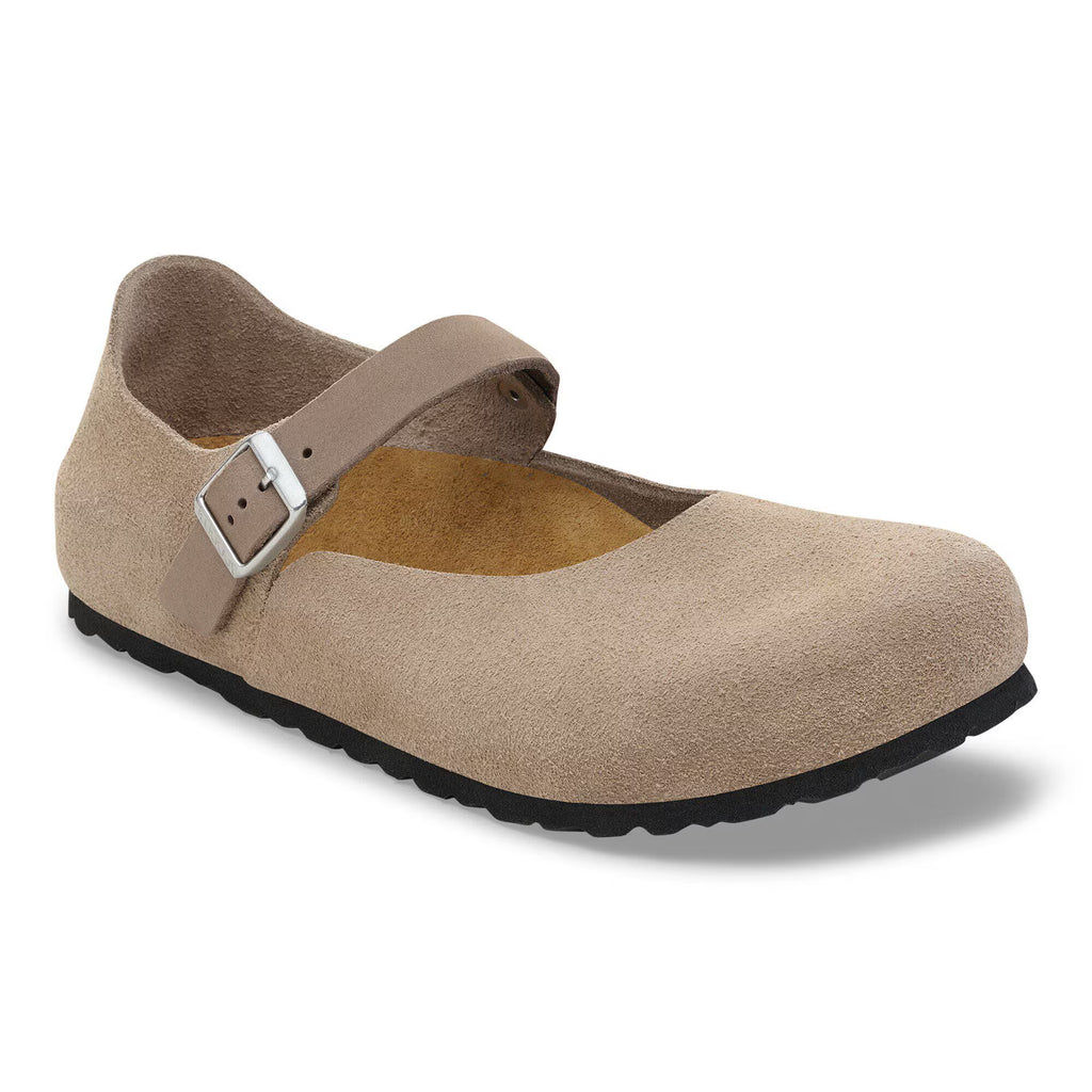 Birkenstock Élégante Mantova Suède - Taupe