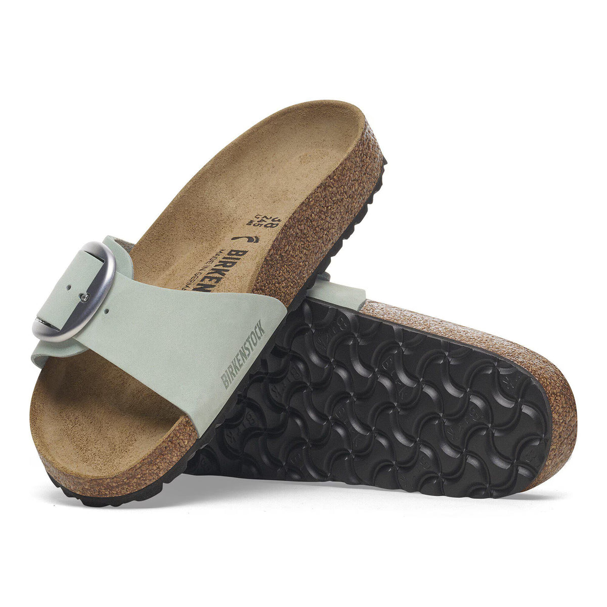Birkenstock Raffinée Madrid Big Buckle Cuir nubuck - Pure Sage