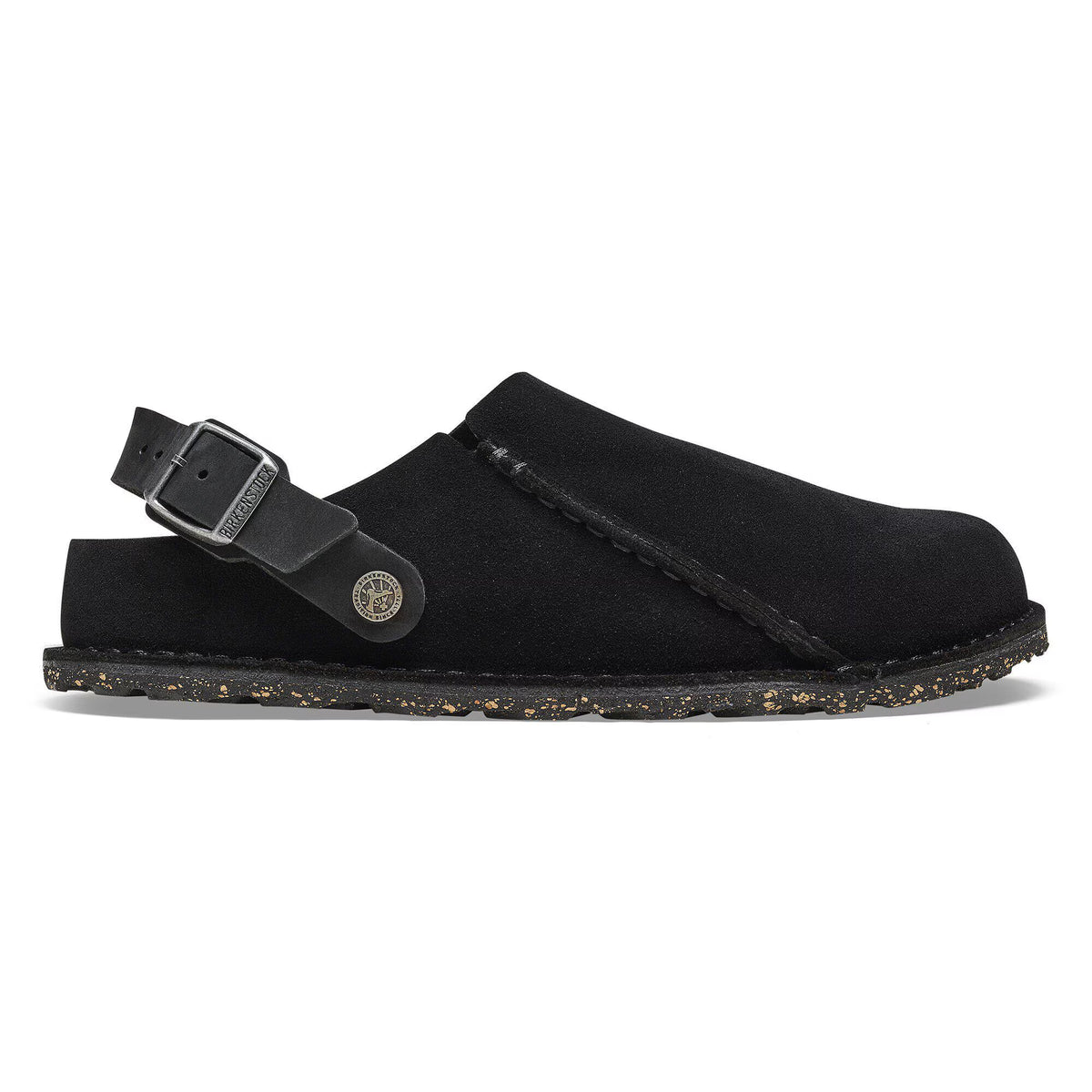 Birkenstock Élégante Lutry Premium Suède - Black
