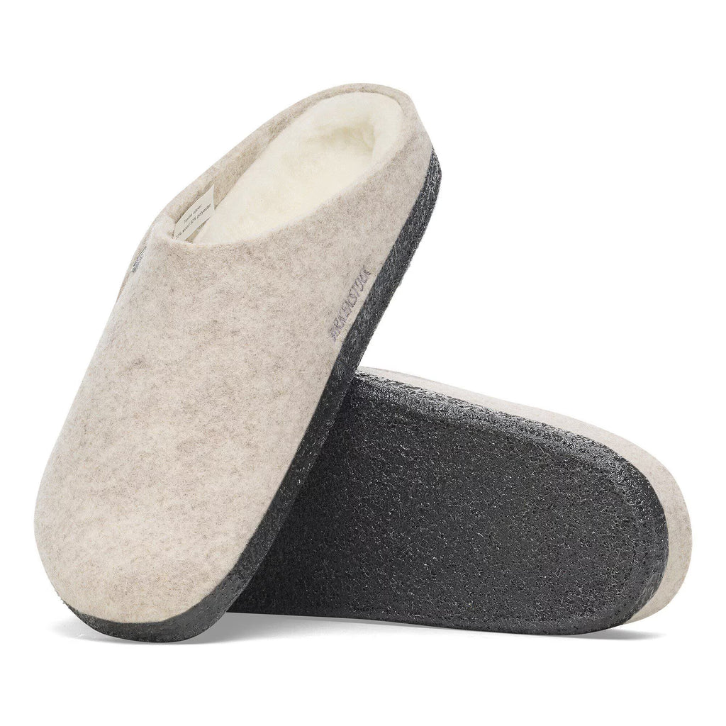 Birkenstock Iconique Zermatt en fourrure d'agneau Feutre de laine - Eggnog