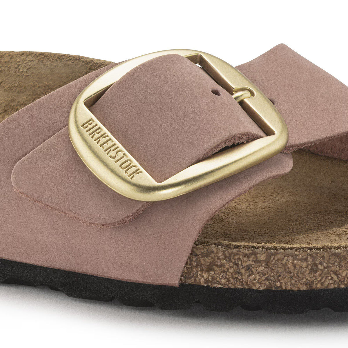 Birkenstock Raffinée Madrid Big Buckle Cuir nubuck - Old Rose