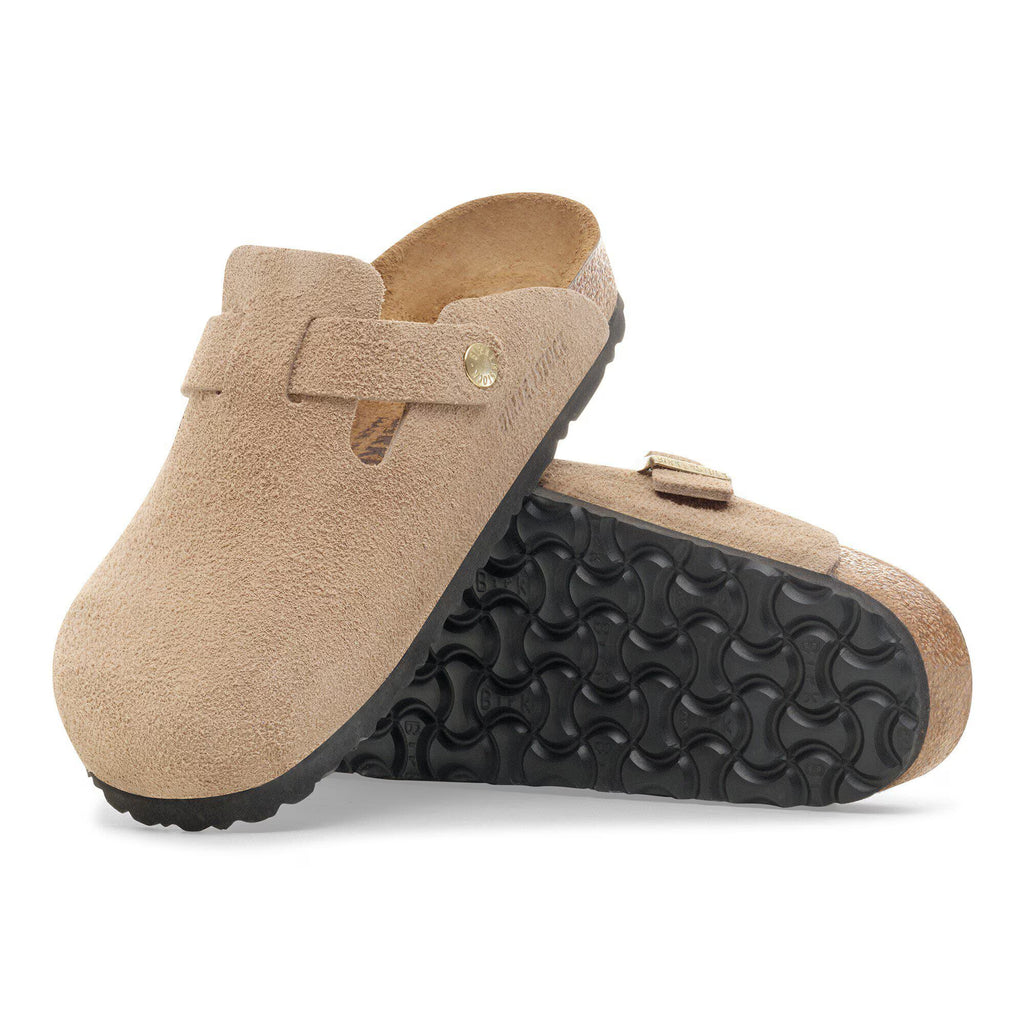 Birkenstock Élégante Boston Suède - Sandcastle