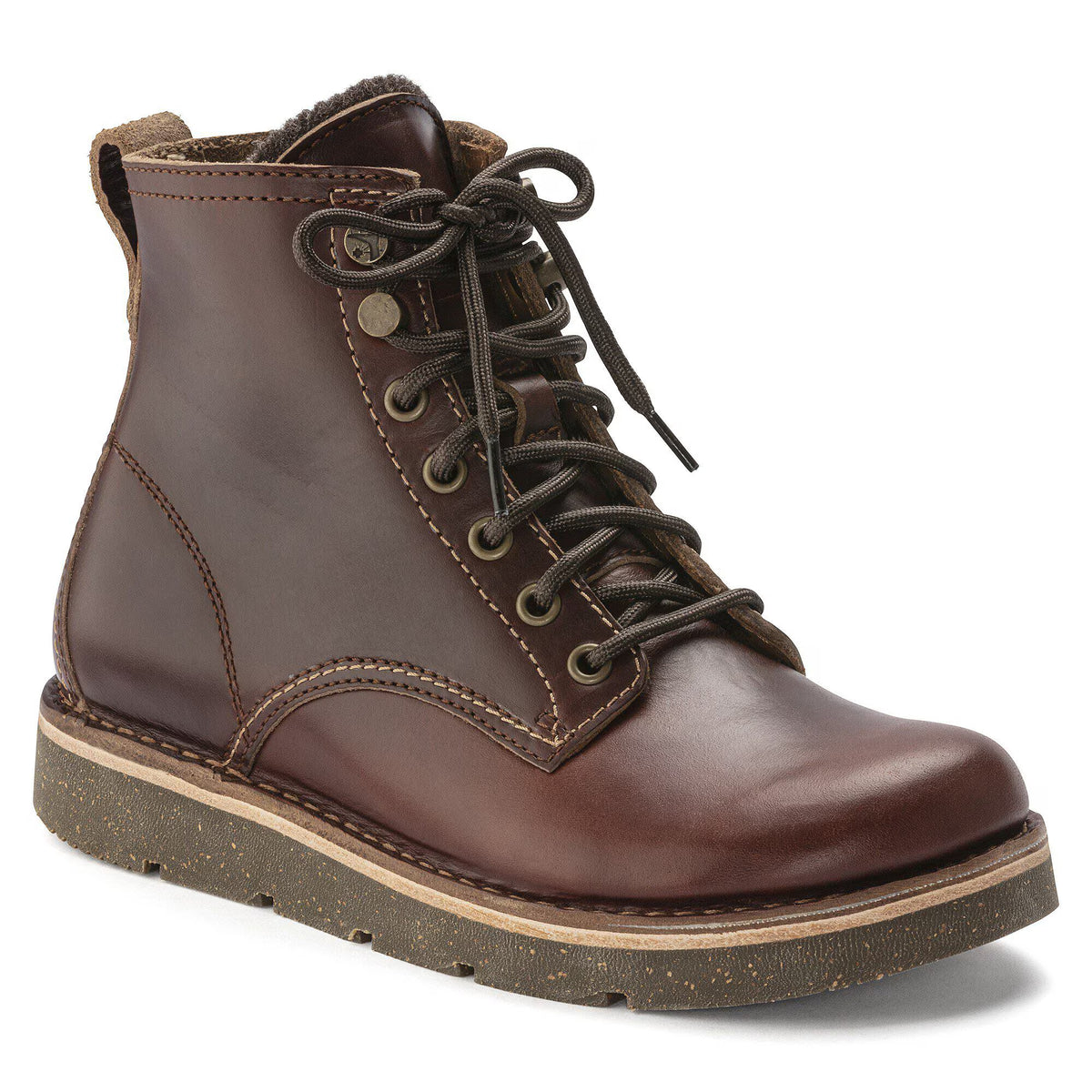 Birkenstock Raffinée Birmingham Lace Femmes Cuir huilé - Roast