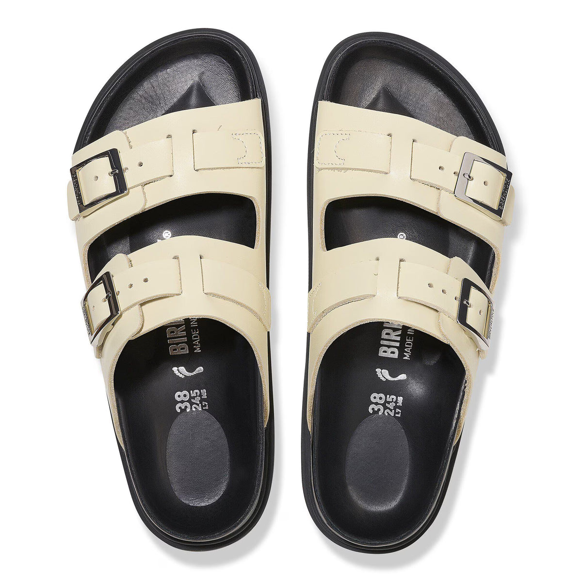 Birkenstock Raffinée St Barths Cuir naturel - Butter