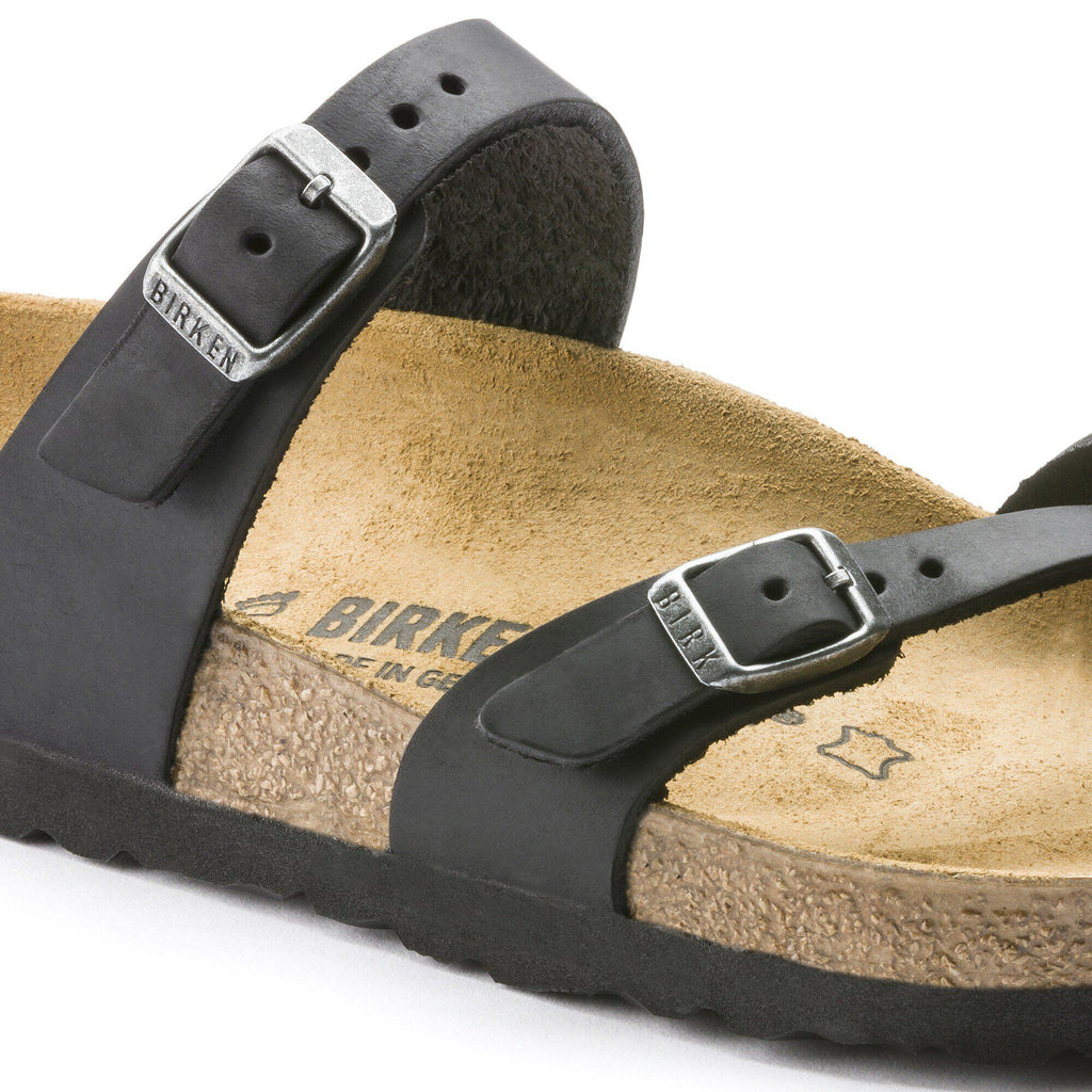 Birkenstock Raffinée Mayari Cuir huilé - Black