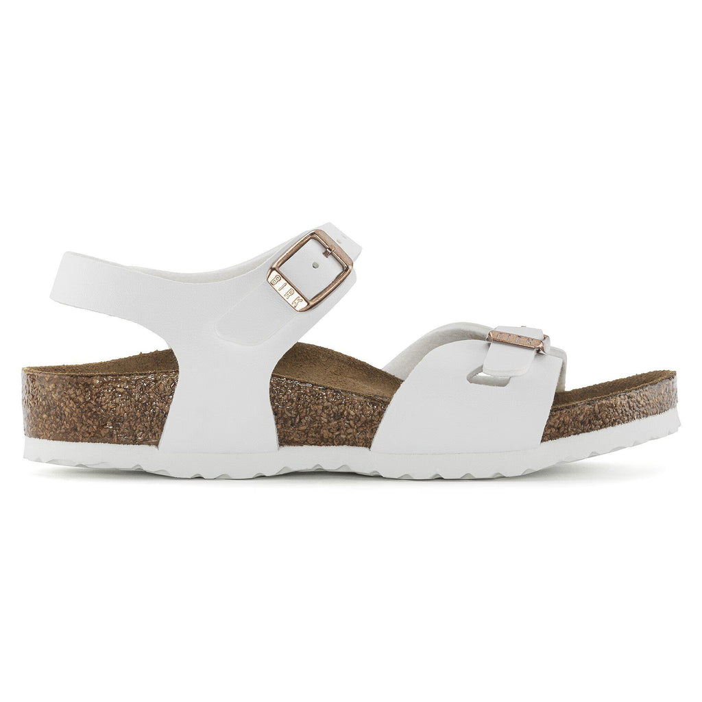 Birkenstock Enfant Rio Kids Birko-Flor - White