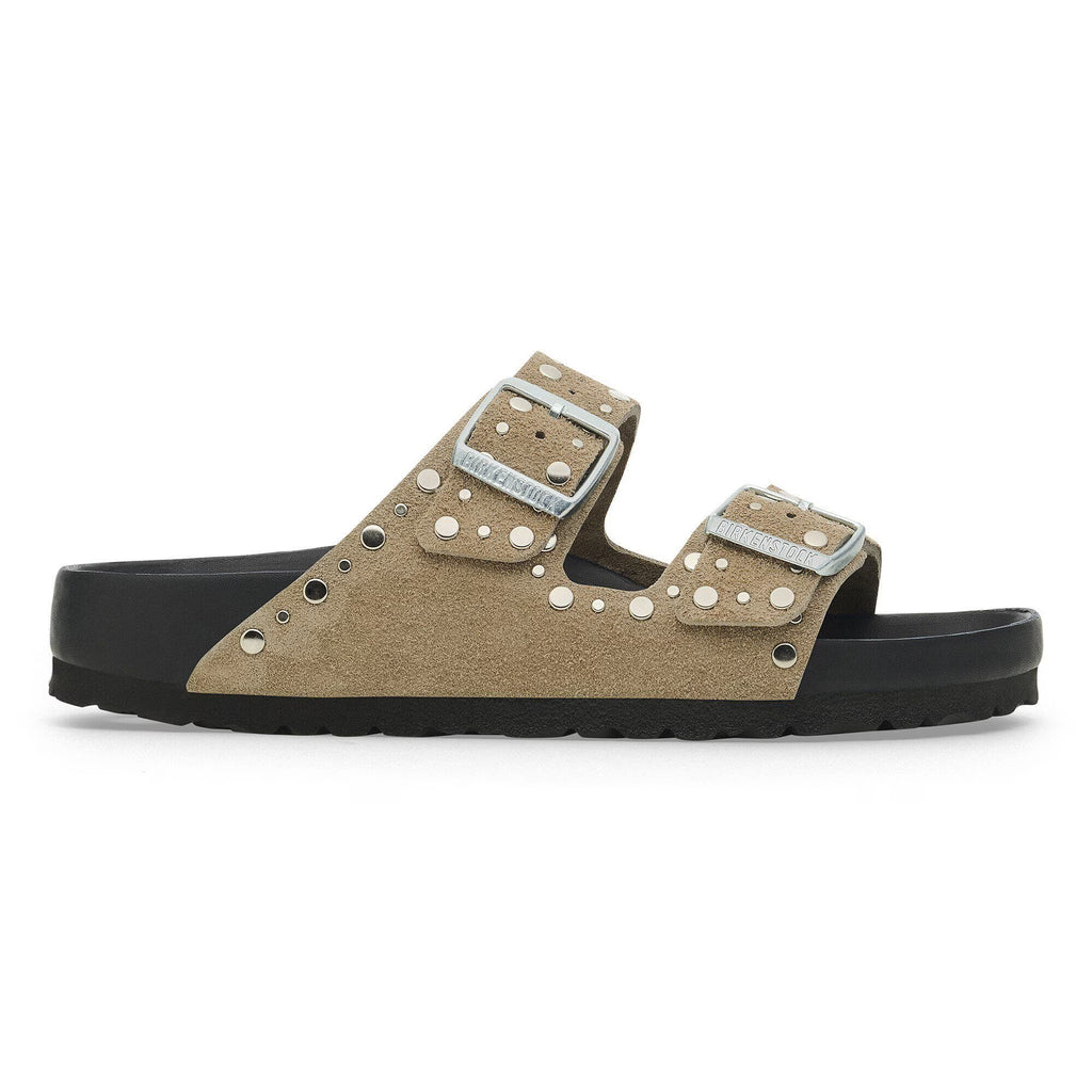 Birkenstock Élégante Arizona Rivet Suède - Taupe