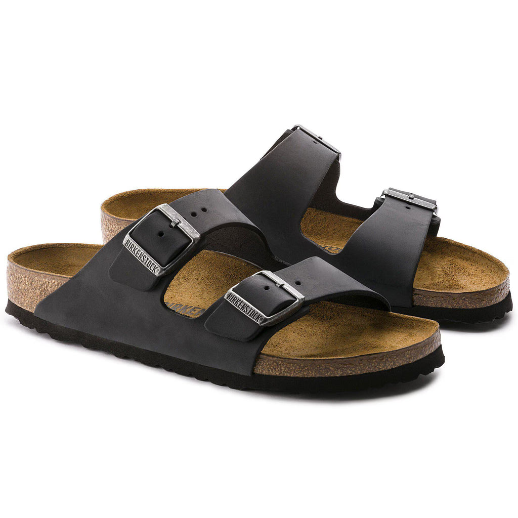 Birkenstock Raffinée Arizona Cuir huilé - Black