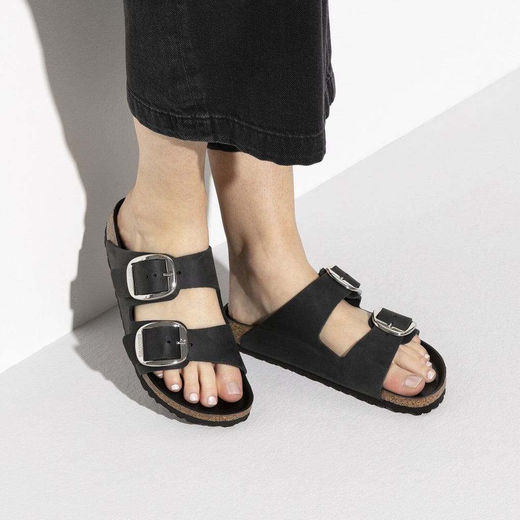 Birkenstock Raffinée Arizona Big Buckle Cuir huilé - Black