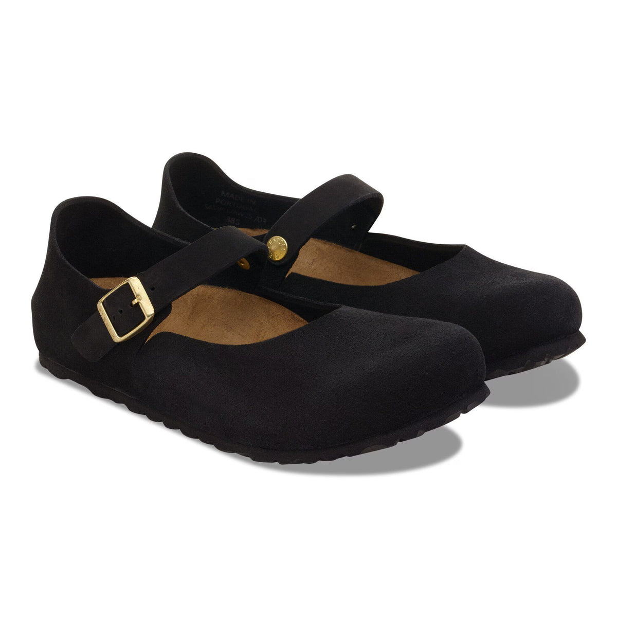 Birkenstock Élégante Mantova Suède - Black