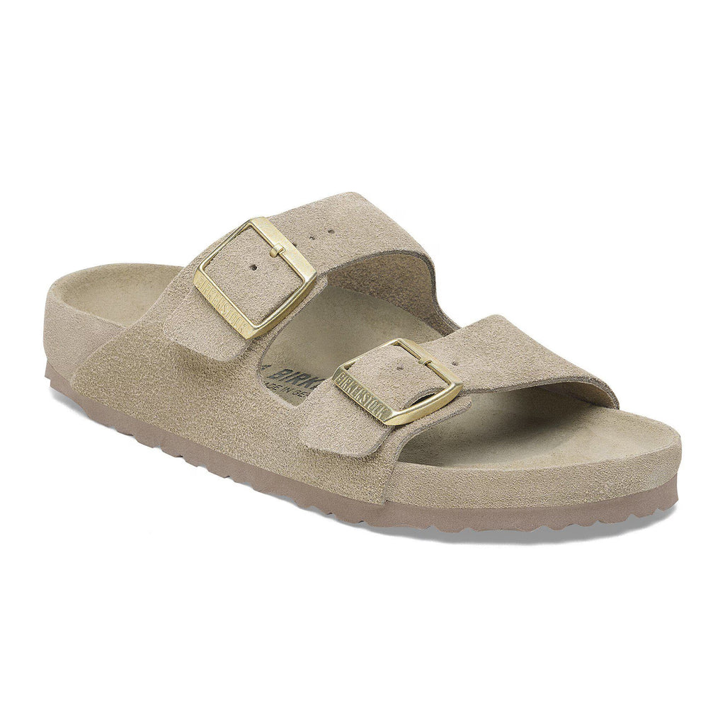 Birkenstock Élégante Arizona Suède - Allover Taupe