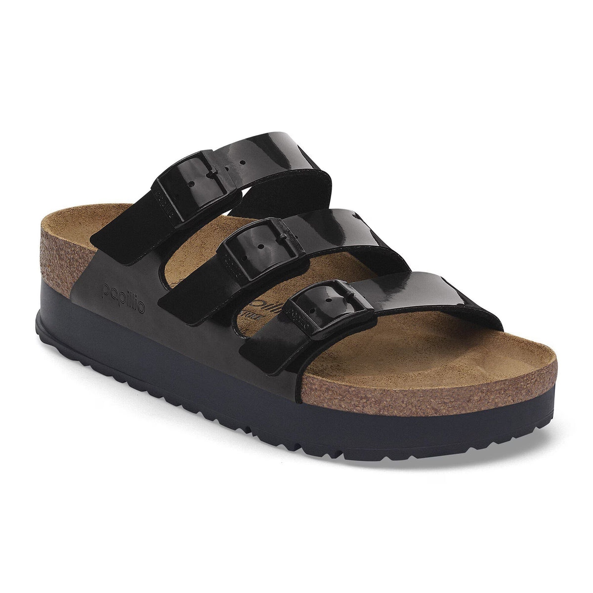 Birkenstock Iconique Florida Flex Platform Birko-Flor - Black
