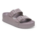 Birkenstock Raffinée Arizona PAP Flex Platform Cuir naturel - Faded Purple