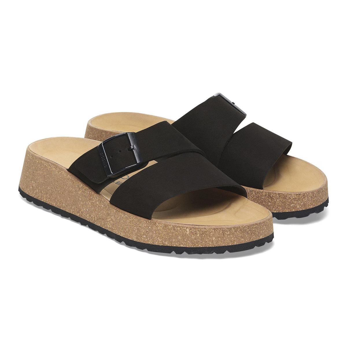 Birkenstock Raffinée Almina Cuir nubuck - Black