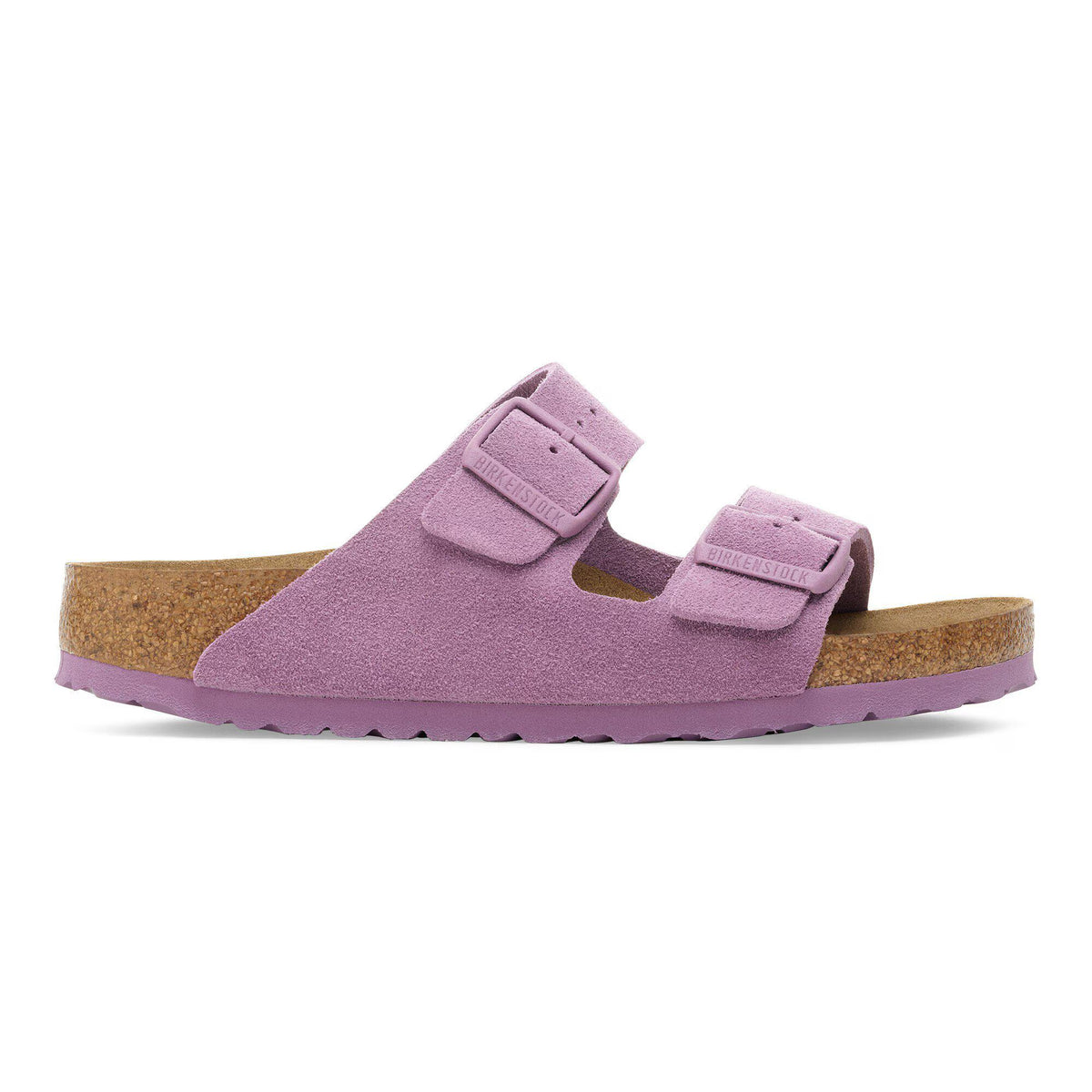 Birkenstock Élégante Arizona Suède - Mauve
