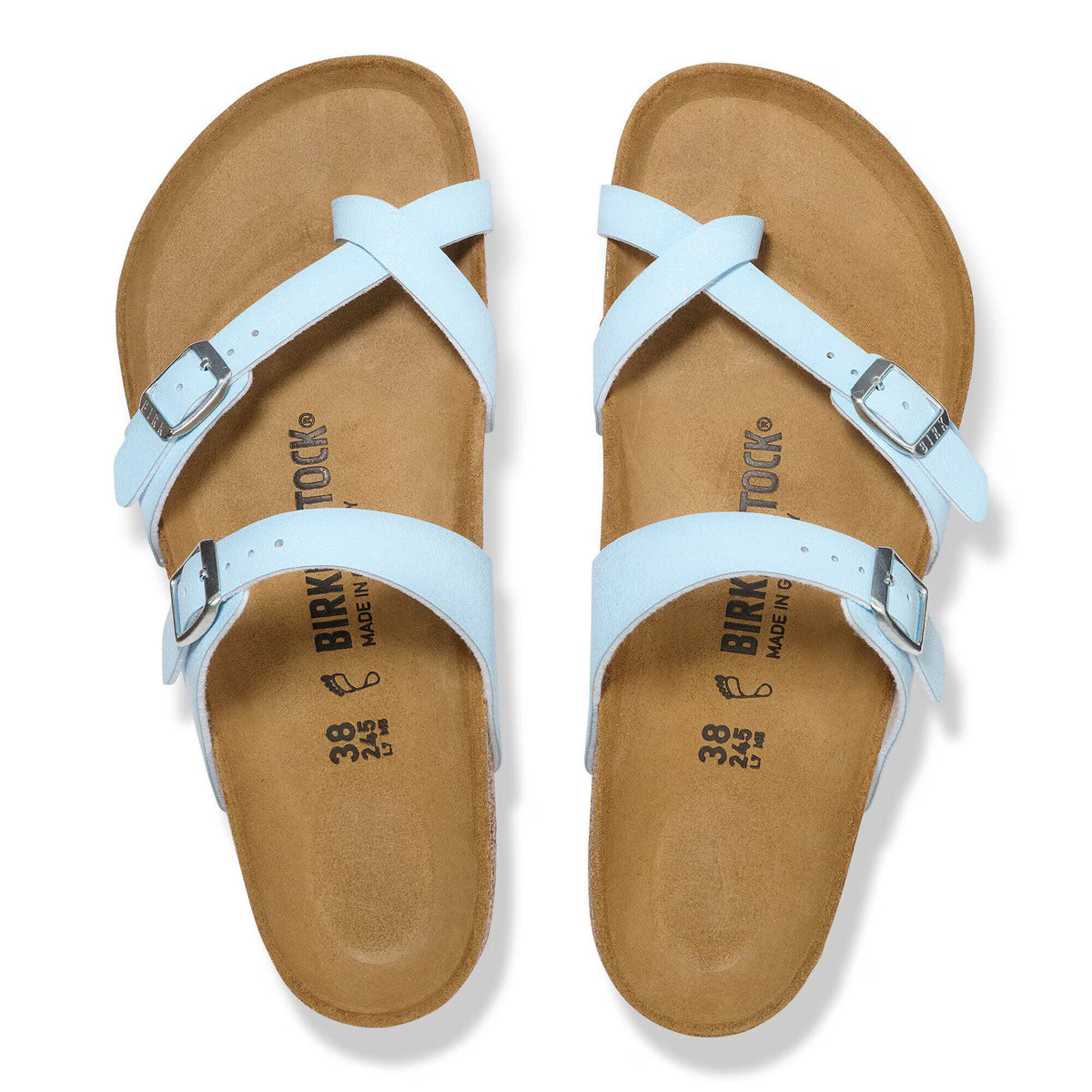 Birkenstock Iconique Mayari Birko-Flor Nubuck - Finished Sky