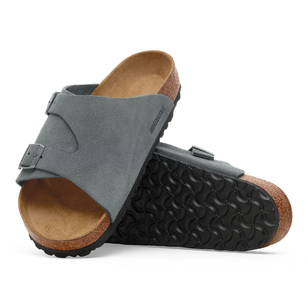 Birkenstock Élégante Zürich Suède - Basalt Gray