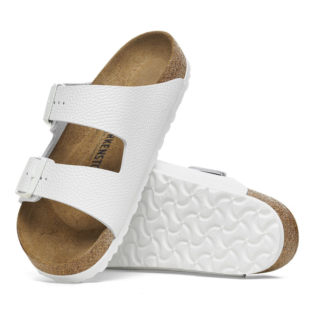 Birkenstock Raffinée Arizona Cuir naturel - White