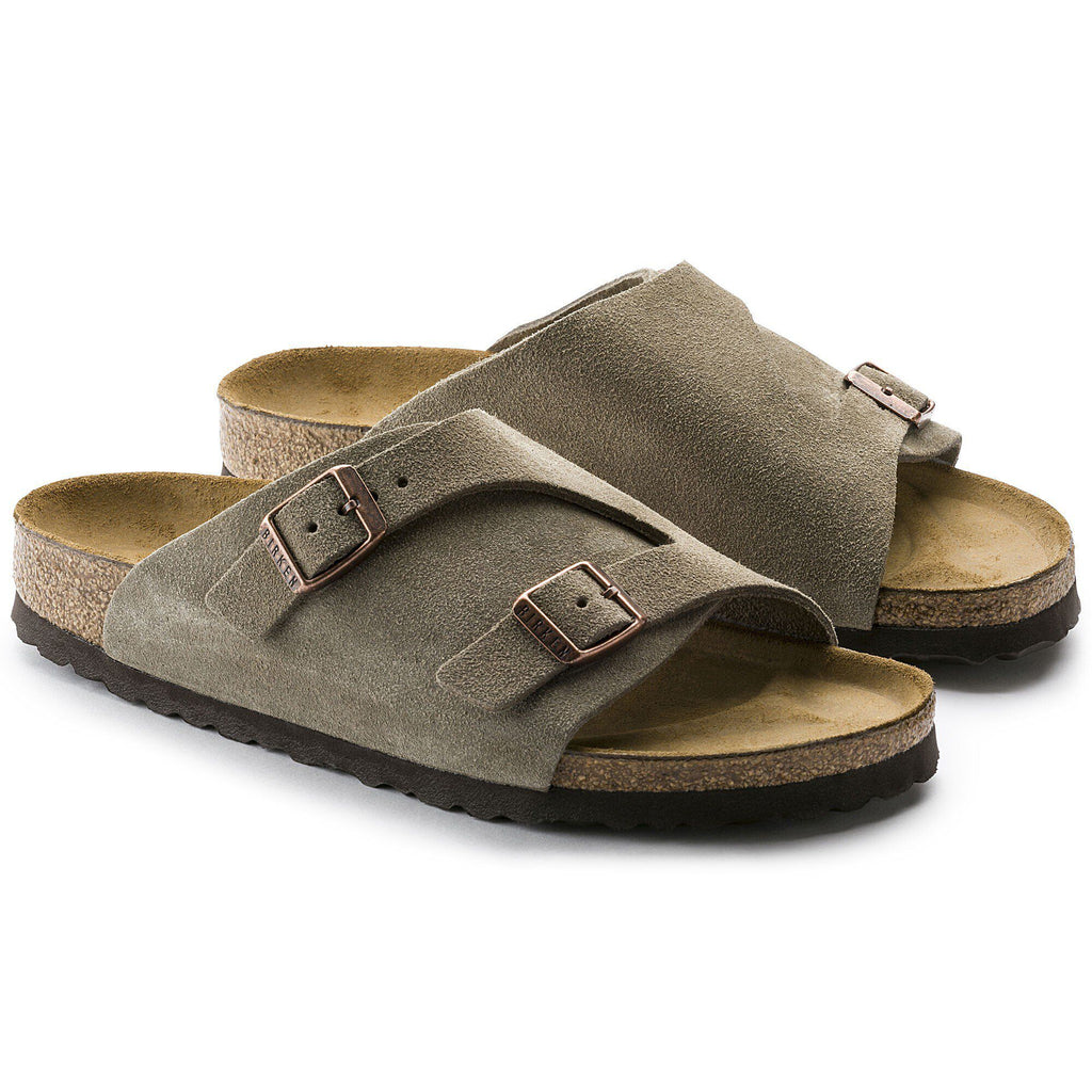 Birkenstock Élégante Zürich Suède - Taupe