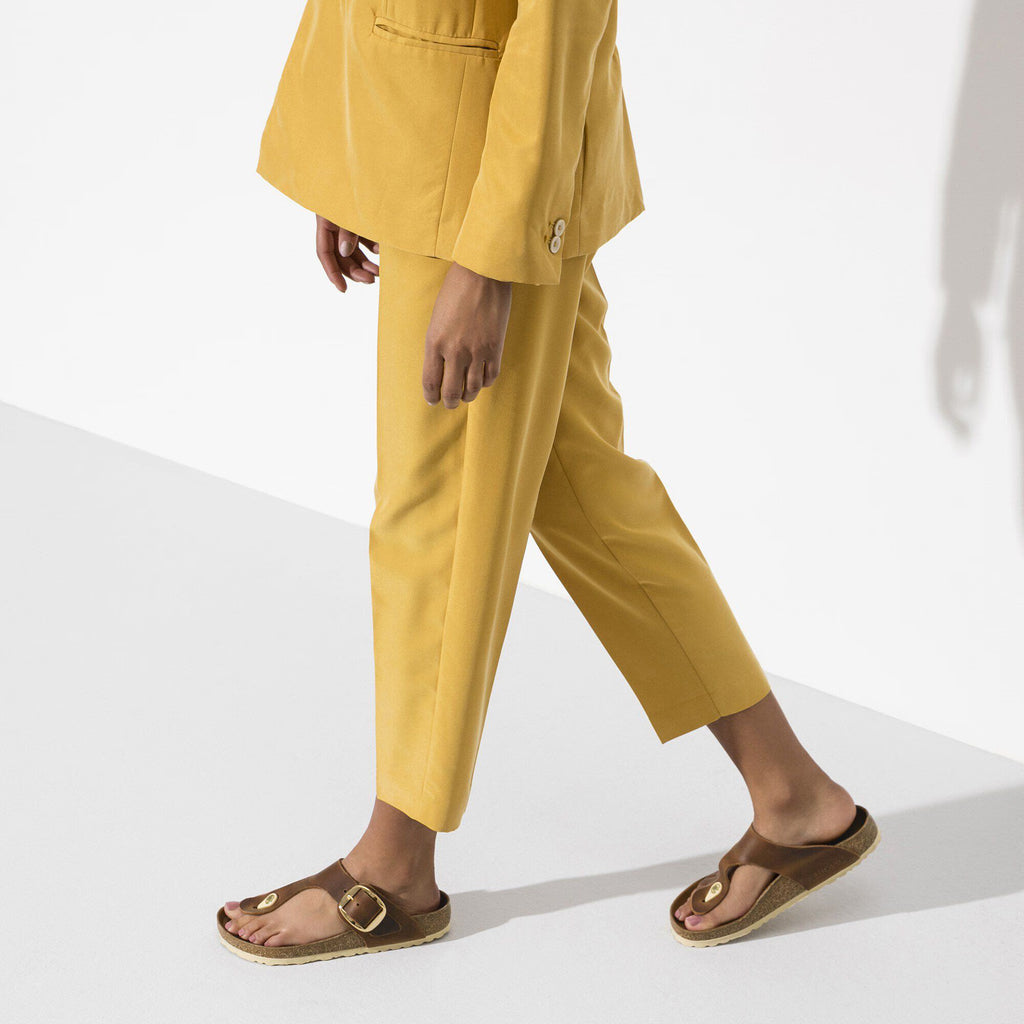 Birkenstock Raffinée Gizeh Big Buckle Cuir huilé - Cognac