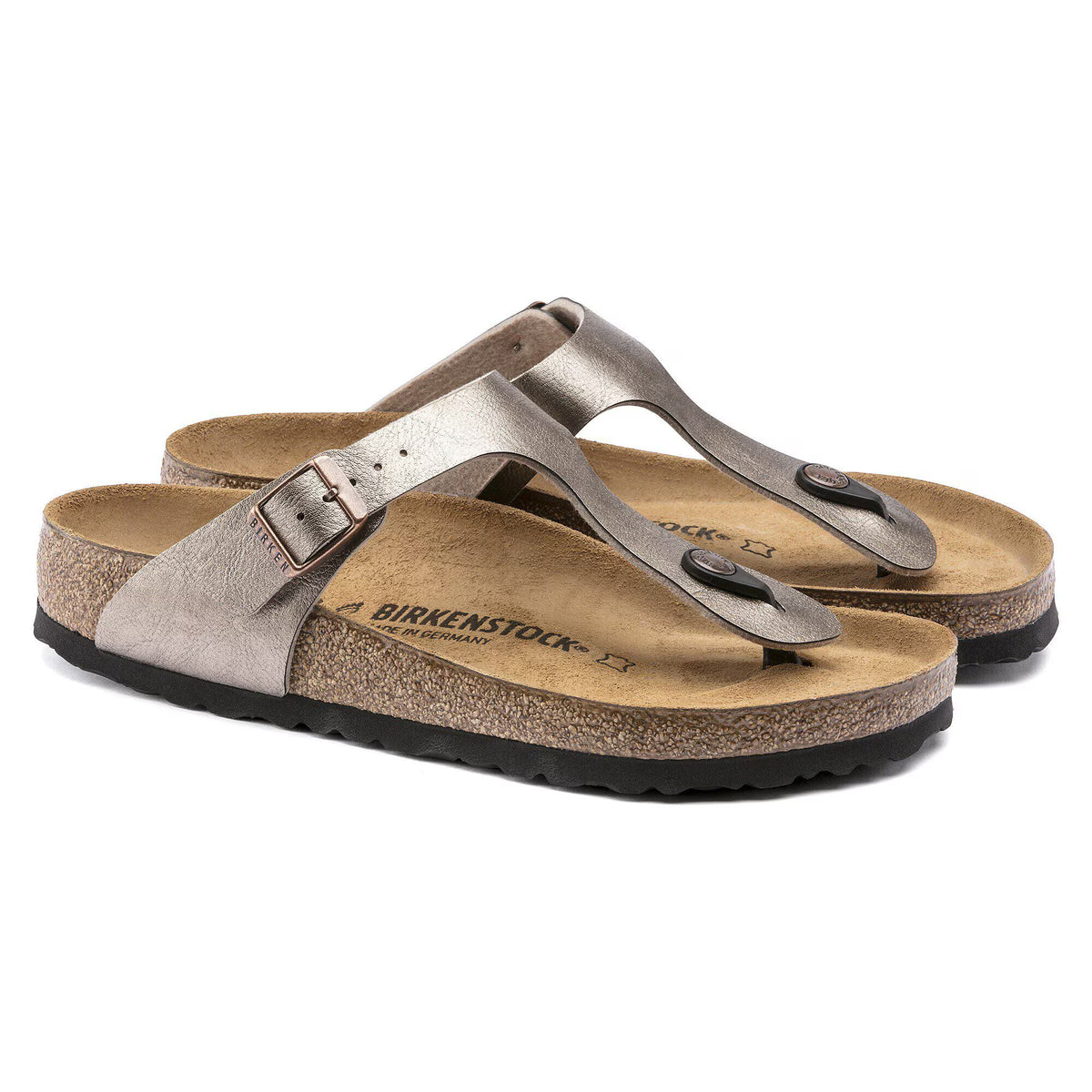 Birkenstock Iconique Gizeh Birko-Flor - Graceful Taupe
