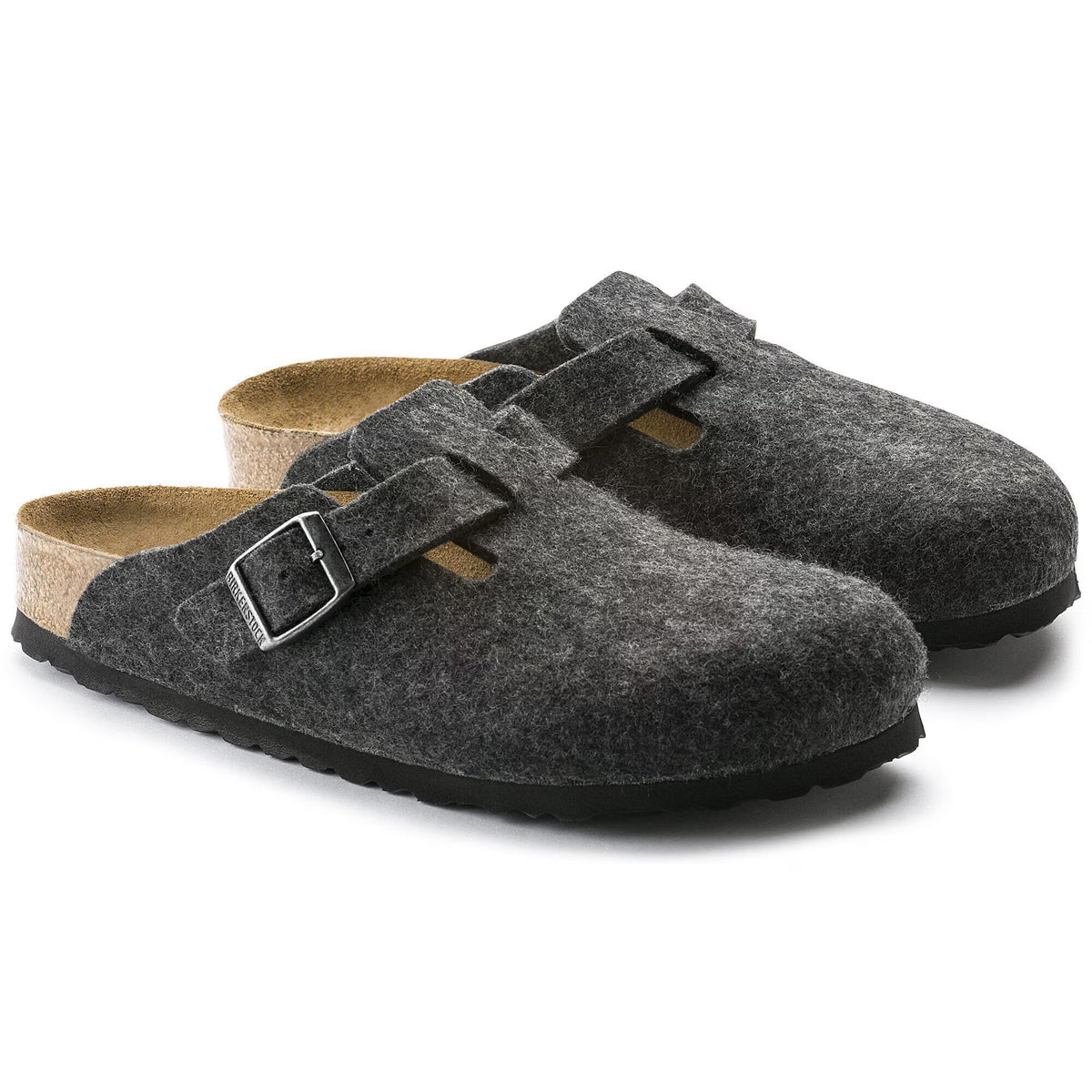 Birkenstock Iconique Boston Feutre de laine - Anthracite