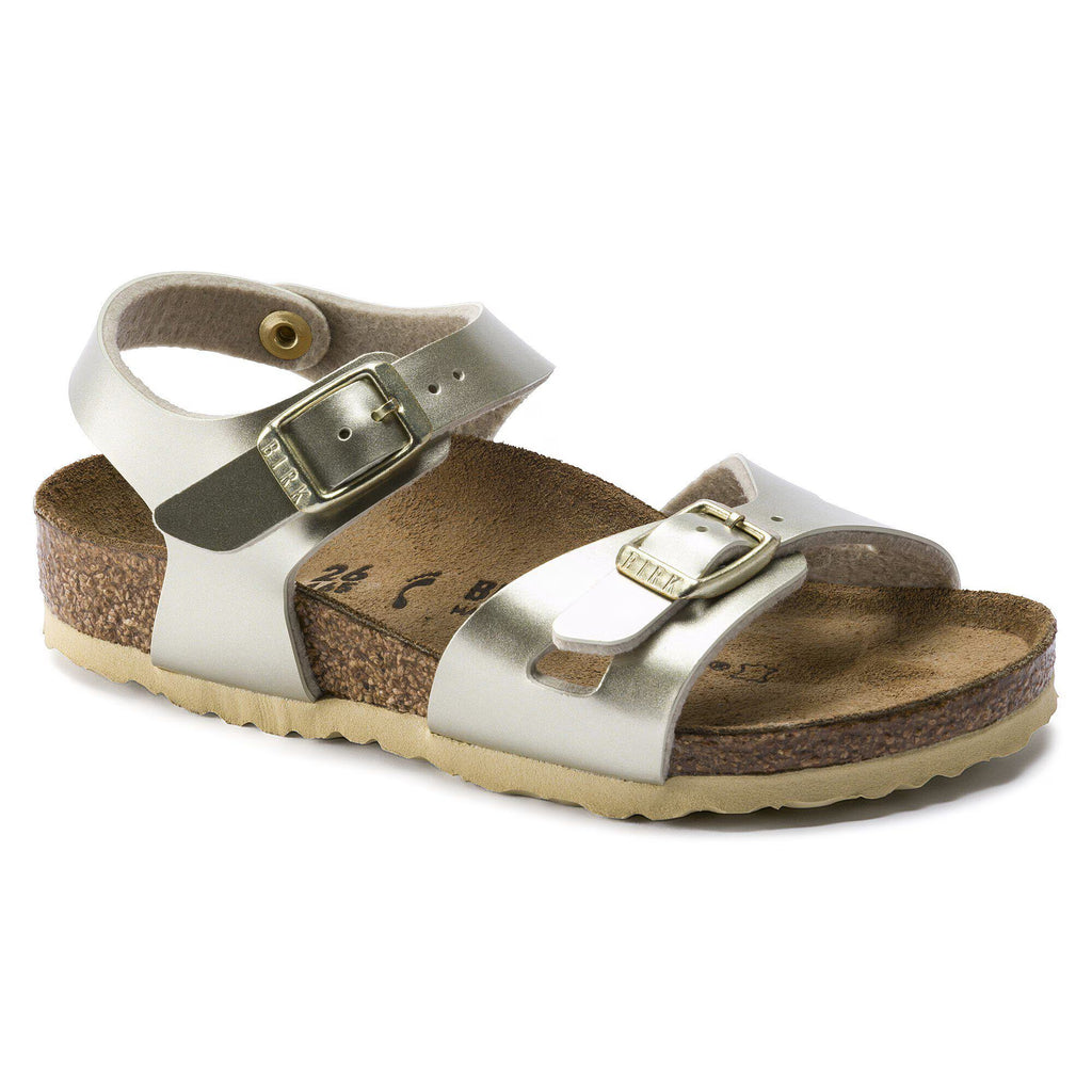 Birkenstock Enfant Rio Kids Birko-Flor - Electric Metallic Gold