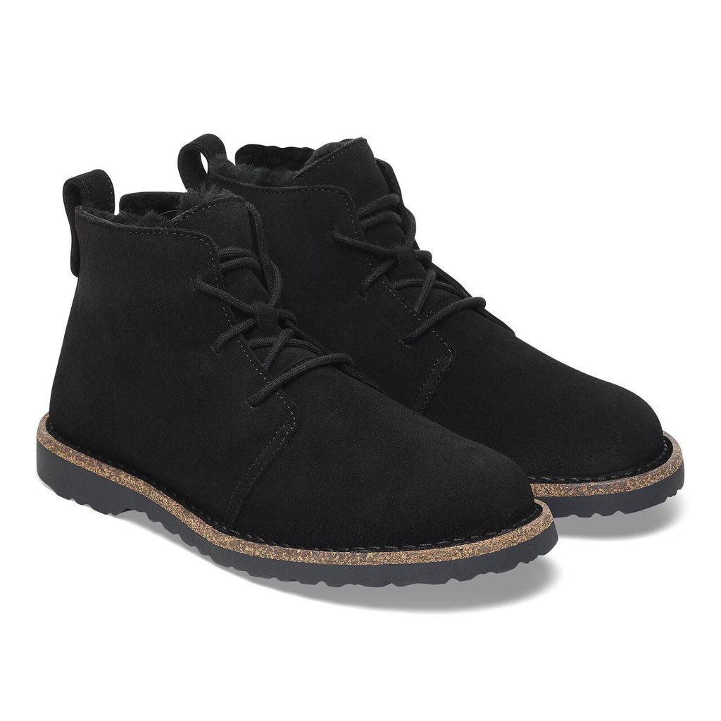 Birkenstock Élégante Uppsala Mid Shearling Suède - Black