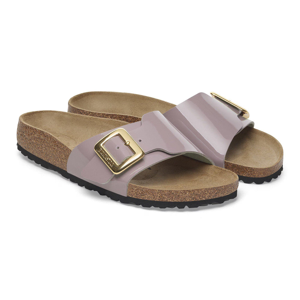 Birkenstock Iconique Catalina Cushion Buckle Birko-Flor verni - Patent Faded Purple